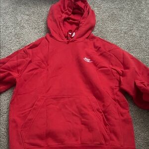 Nike Men's Bold Red Hoodie